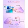 image:imageTECKNET Ergonomic Mouse Wireless Rechargeable Mouse Silent for Carpal Tunnel Right Hand 24GHz USB Vertical Mouse Wireless for Laptop 5 Adjustable 4800 DPI Computer MacBook DesktopPink and Purple