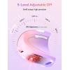 image:imageTECKNET Ergonomic Mouse Wireless Rechargeable Mouse Silent for Carpal Tunnel Right Hand 24GHz USB Vertical Mouse Wireless for Laptop 5 Adjustable 4800 DPI Computer MacBook DesktopPink and Purple