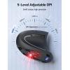 image:imageTECKNET Ergonomic Mouse Wireless Rechargeable Mouse Silent for Carpal Tunnel Right Hand 24GHz USB Vertical Mouse Wireless for Laptop 5 Adjustable 4800 DPI Computer MacBook DesktopBlack