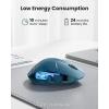 image:imageTECKNET Wireless Mouse 24GHz Computer Mouse 3 Adjustable DPI Silent Mouse with USB A Receiver 3 Buttons 24 Months Battery Life Ergonomic Wireless Mouse for Laptop PC Mac DesktopBlueBlue