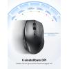 image:imageTECKNET Wireless Mouse 24GHz Computer Mouse 3 Adjustable DPI Silent Mouse with USB A Receiver 3 Buttons 24 Months Battery Life Ergonomic Wireless Mouse for Laptop PC Mac DesktopBlueGrey