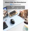 image:imageTECKNET Wireless Mouse 24GHz Computer Mouse 3 Adjustable DPI Silent Mouse with USB A Receiver 3 Buttons 24 Months Battery Life Ergonomic Wireless Mouse for Laptop PC Mac DesktopBlueBlack