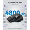 image:imageTECKNET Wireless Mouse Bluetooth Mouse BT5350 amp 24G Rechargeable Ergonomic Optical Mouse with 6 Adjustable DPI Side Scroll Quiet Clicks USB A Receiver 7 Buttons Wide Compatibility  BlackBlack