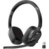 image:imageTECKNET Wireless Headset with Mic for Work V60 Bluetooth Headset with AI NoiseCancelling Microphone amp USBA Dongle 50H Playtime amp Mute OnEar Headphones for PC Laptop Phone Office amp TruckerBlack