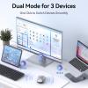 image:imageTECKNET Rechargeable Bluetooth Mouse  USB  BT50  BT30  Silent Mouse 4Level DPI Portable Design Computer Mice for Laptop Mac Android iPad and Apple DevicesSilver
