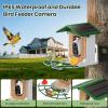 image:imageTECKNET Smart Bird Feeder with Camera 2K UHD Video AI Bird Species Identification Instant Arrival Alerts Solar Powered Waterproof Birdhouse Camera Gift for BirdLovers Family GreenGreen