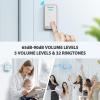 image:imageTECKNET Wireless Doorbell Plugthrough Door Bell IP66 Waterproof Doorbells 1300ft Cordless Rang Door Bell Ringer Wireless 60 Ringtones amp 5 Level Volume 0110 dB Doorbell Chime for HomeClassroomWhite