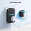 image:imageTECKNET Wireless Doorbell Plugthrough Door Bell IP66 Waterproof Doorbells 1300ft Cordless Rang Door Bell Ringer Wireless 60 Ringtones amp 5 Level Volume 0110 dB Doorbell Chime for HomeClassroomBlack