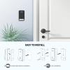 image:imageTECKNET Wireless Doorbell Plugthrough Door Bell IP66 Waterproof Doorbells 1300ft Cordless Rang Door Bell Ringer Wireless 60 Ringtones amp 5 Level Volume 0110 dB Doorbell Chime for HomeClassroomBlack