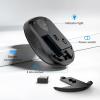 image:imageTECKNET Wireless Mouse for Laptop 24GHz Computer Mouse 3 Adjustable DPI Office Cordless USB Mice with ReceiverSmall to Medium Sized Hands Compatible with PC Laptop DesktopOffWhiteBlack
