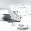 image:imageTECKNET Wireless Mouse for Laptop 24GHz Computer Mouse 3 Adjustable DPI Office Cordless USB Mice with ReceiverSmall to Medium Sized Hands Compatible with PC Laptop DesktopOffWhiteOffWhite