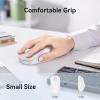 image:imageTECKNET Wireless Mouse for Laptop 24GHz Computer Mouse 3 Adjustable DPI Office Cordless USB Mice with ReceiverSmall to Medium Sized Hands Compatible with PC Laptop DesktopOffWhiteOffWhite