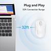 image:imageTECKNET Wireless Mouse for Laptop 24GHz Computer Mouse 3 Adjustable DPI Office Cordless USB Mice with ReceiverSmall to Medium Sized Hands Compatible with PC Laptop DesktopOffWhiteOffWhite
