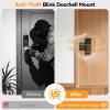 image:imageTECKNET NoDrill Mount for Blink Video Doorbell 1st amp 2nd Gen AntiTheft Security Bracket with Rain Cover Unobstructed View amp Sensor Easy Apartment InstallationBlackBlack