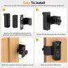 image:imageTECKNET NoDrill Mount for Blink Video Doorbell 1st amp 2nd Gen AntiTheft Security Bracket with Rain Cover Unobstructed View amp Sensor Easy Apartment InstallationBlackBlack
