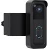 image:imageTECKNET NoDrill Mount for Blink Video Doorbell 1st amp 2nd Gen AntiTheft Security Bracket with Rain Cover Unobstructed View amp Sensor Easy Apartment InstallationBlackBlack
