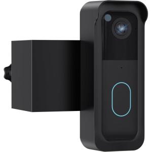 image:imageTECKNET NoDrill Mount for Blink Video Doorbell 1st amp 2nd Gen AntiTheft Security Bracket with Rain Cover Unobstructed View amp Sensor Easy Apartment InstallationBlackBlack