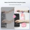 image:imageErgonomic Mouse Pad with Wrist RestKeyboard Pad and Mousepad with Wrist SupportMassage Design Effectively Relieves Carpal Tunnel Syndrome Suitable for Computers and LaptopsPink White