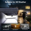 image:imageTECKNET 495 LED Solar Lights Outdoor Waterproof IP66 300 Wide Angle amp 3 Lighting Modes Motion Sensor Outdoor Lights Solar Powered Flood Wall Lights for Yard Patio Garage2 Pack