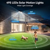 image:imageTECKNET 495 LED Solar Lights Outdoor Waterproof IP66 300 Wide Angle amp 3 Lighting Modes Motion Sensor Outdoor Lights Solar Powered Flood Wall Lights for Yard Patio Garage2 Pack