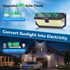 image:imageTECKNET 495 LED Solar Lights Outdoor Waterproof IP66 300 Wide Angle amp 3 Lighting Modes Motion Sensor Outdoor Lights Solar Powered Flood Wall Lights for Yard Patio Garage2 Pack