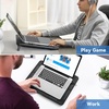 image:imageTECKNET Laptop Cooling Pad with Phone Stand 9 Quiet Fans with LED Lights 5 Height Adjustable amp 2 USB Ports Stepless Speed Control to 2600 RPM Laptop Cooler Laptop Cooling Stand for 12173 InchCharcoal