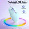 image:imageTECKNET Wired Mouse  USB Corded Mouse with RGB Backlit Full Size Optical Silent Mouse with Side ButtonsLED Plug and Play Wired Connection Office Mice for DesktopPCLaptopGreen