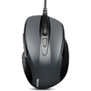 image:imageTECKNET Wired Mouse  USB Corded Mouse with RGB Backlit Full Size Optical Silent Mouse with Side ButtonsLED Plug and Play Wired Connection Office Mice for DesktopPCLaptopGrey