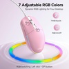 image:imageTECKNET Wired Mouse  USB Corded Mouse with RGB Backlit Full Size Optical Silent Mouse with Side ButtonsLED Plug and Play Wired Connection Office Mice for DesktopPCLaptopPink