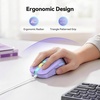 image:imageTECKNET Wired Mouse  USB Corded Mouse with RGB Backlit Full Size Optical Silent Mouse with Side ButtonsLED Plug and Play Wired Connection Office Mice for DesktopPCLaptopLight Purple