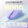 image:imageTECKNET Wired Mouse  USB Corded Mouse with RGB Backlit Full Size Optical Silent Mouse with Side ButtonsLED Plug and Play Wired Connection Office Mice for DesktopPCLaptopPurple