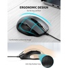 image:imageTECKNET Wired Mouse  USB Corded Mouse with RGB Backlit Full Size Optical Silent Mouse with Side ButtonsLED Plug and Play Wired Connection Office Mice for DesktopPCLaptopGrey