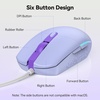 image:imageTECKNET Wired Mouse  USB Corded Mouse with RGB Backlit Full Size Optical Silent Mouse with Side ButtonsLED Plug and Play Wired Connection Office Mice for DesktopPCLaptopPurple