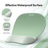 image:imageTECKNET 24GBT Bluetooth Keyboard Rechargeable  Gel Mouse Pad amp Keyboard Wrist Rest