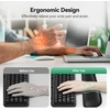 image:imageTECKNET 3in1 Mouse Pad with Wrist Rest amp Keyboard Pad Set  Memory Foam Keyboard and Mouse pad for Desk Laptop Computer  Mousepads amp Wrist Rests for Office or GamingBlack