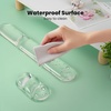 image:imageTECKNET Clear Gel Wrist Rest for Computer Keyboard Ergonomic Gel Keyboard Wrist Rest Set for Typing Pain Relief Comfortable Silicone Wrist Support Pad for OfficeComputerLaptopGaming TransparentTransparent