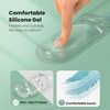 image:imageTECKNET Clear Gel Wrist Rest for Computer Keyboard Ergonomic Gel Keyboard Wrist Rest Set for Typing Pain Relief Comfortable Silicone Wrist Support Pad for OfficeComputerLaptopGaming TransparentTransparent