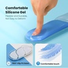 image:imageTECKNET Clear Gel Wrist Rest for Computer Keyboard Ergonomic Gel Keyboard Wrist Rest Set for Typing Pain Relief Comfortable Silicone Wrist Support Pad for OfficeComputerLaptopGaming TransparentBlue