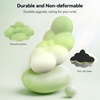image:imageTECKNET Cloud Keyboard Wrist Rest Set Cloud Wrist Rest with NonSlip Base PU Leather Wrist Pad for Keyboard with Ergonomic Memory Foam for Computer Laptop Office Gaming and Pain Relief WhiteGradient Green