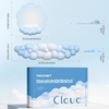 image:imageTECKNET Cloud Mouse Pad with Wrist Rest Ergonomic Cloud Wrist Rest with NonSlip Base PU Leather Memory Foam Mouse Pad Wrist Support for Keyboard and Mouse Pain Relief for Typing Gaming WhiteBlue