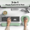 image:imageTECKNET Gel Mouse Pad amp Keyboard Wrist Rest  Bluetooth Keyboard Rechargeable