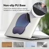 image:imageTECKNET Gel Mouse Pad with Wrist Rest 3 in 1 Keyboard Wrist Rest for Pain Relief NonSlip PU Base amp Easy Typing Ergonomic Mousepad Set for Office amp HomeBlackBlue Purple Gradient