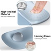 image:imageTECKNET Gel Mouse Pad with Wrist Rest 3 in 1 Keyboard Wrist Rest for Pain Relief NonSlip PU Base amp Easy Typing Ergonomic Mousepad Set for Office amp HomeBlackBlue