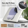 image:imageTECKNET Gel Mouse Pad with Wrist Rest 3 in 1 Keyboard Wrist Rest for Pain Relief NonSlip PU Base amp Easy Typing Ergonomic Mousepad Set for Office amp HomeBlackPurple