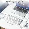 image:imageTECKNET USB Wired Keyboard and Mouse for Mac Dual InterfaceTypeC and USB A Ergonomic Slim Keyboard Set Compatible with MacBook iMac Mac miniPro WhiteWhite