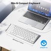 image:imageTECKNET Wired Keyboard for MacOS Devices with Dual Interface Slim Mac Keyboard Comfortable Ergonomic Typing Angle amp Stable Connection for PCLaptop Compatible with MacBook iMac Mac miniProWhiteWired