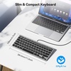 image:imageTECKNET Wired Keyboard for MacOS Devices with Dual Interface Slim Mac Keyboard Comfortable Ergonomic Typing Angle amp Stable Connection for PCLaptop Compatible with MacBook iMac Mac Black Gray