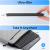 image:imageTECKNET Wireless Keyboard and Mouse Combo Mini Cordless Computer Keyboard and Mouse Set 24GHz Silent Adjustable 1600 DPI Quiet Click LagFree for Computer Laptop PC Windows Mac Chrome OSBlack