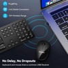 image:imageTECKNET Wireless Keyboard and MouseCharcoal