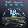image:imageTECKNET Wireless Keyboard and MouseCharcoal